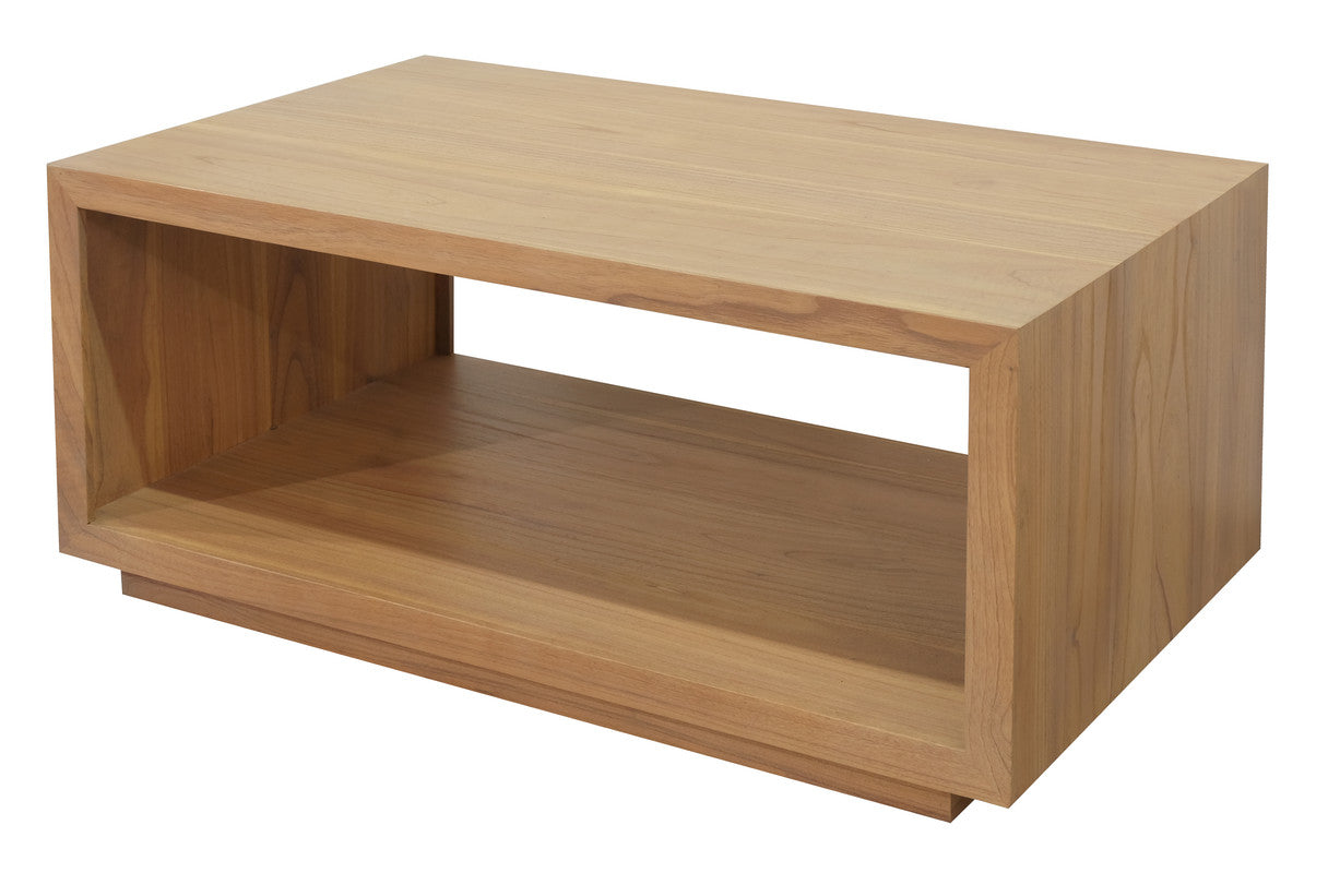 Oscar Solid Mindi Timber Coffee Table (Natural) 3