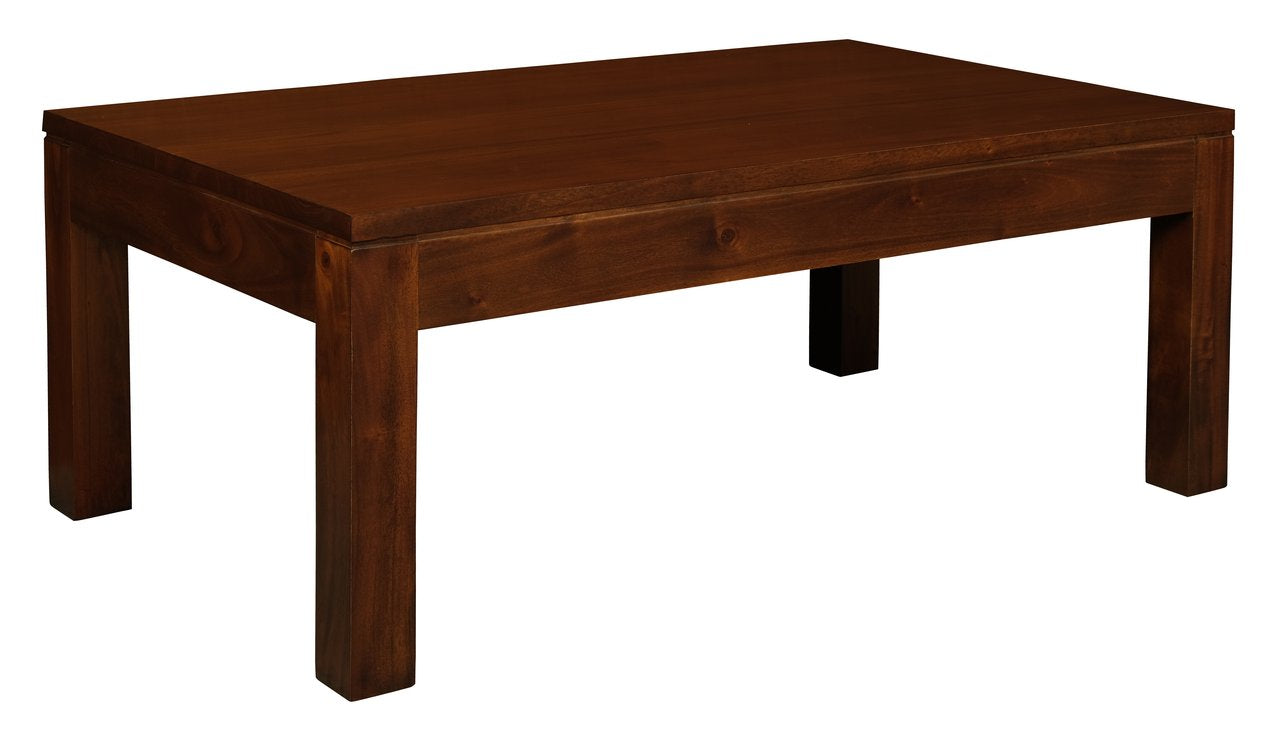Amsterdam Solid Mahogany Timber Coffee Table (Light Pecan) 3