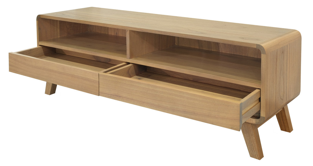 Providence 2-Drawer Entertainment Unit (Natural) 3
