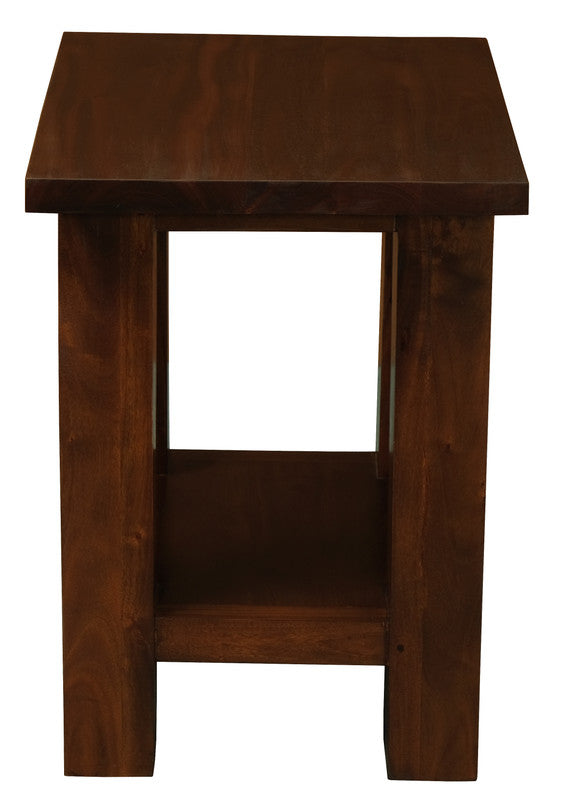 Tokyo Solid Mahogany Timber Lamp Table (Mahogany) 3