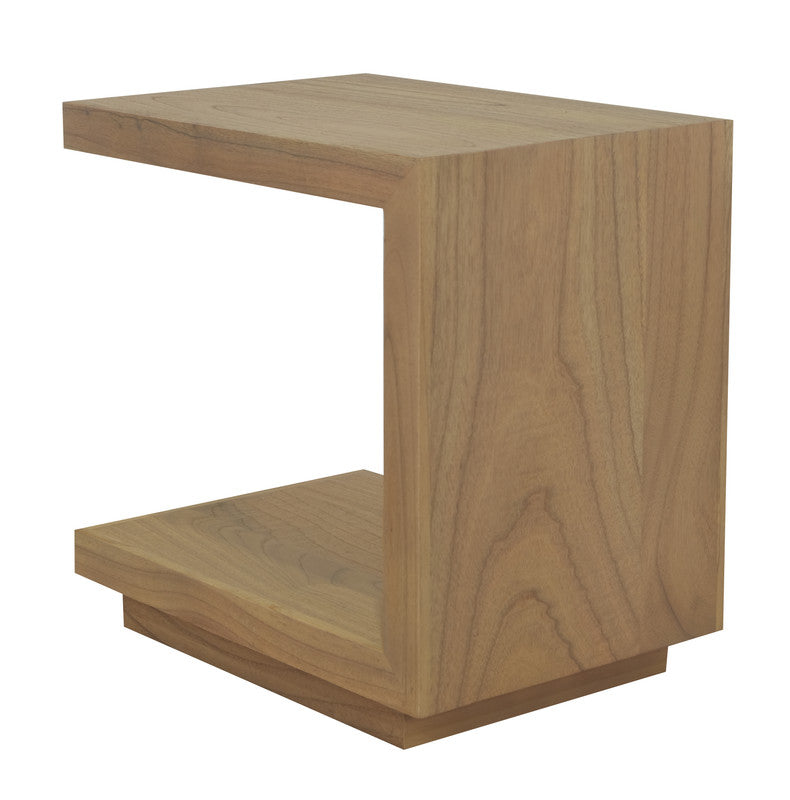 Oscar Solid Mindi Lamp Table (Natural) 3