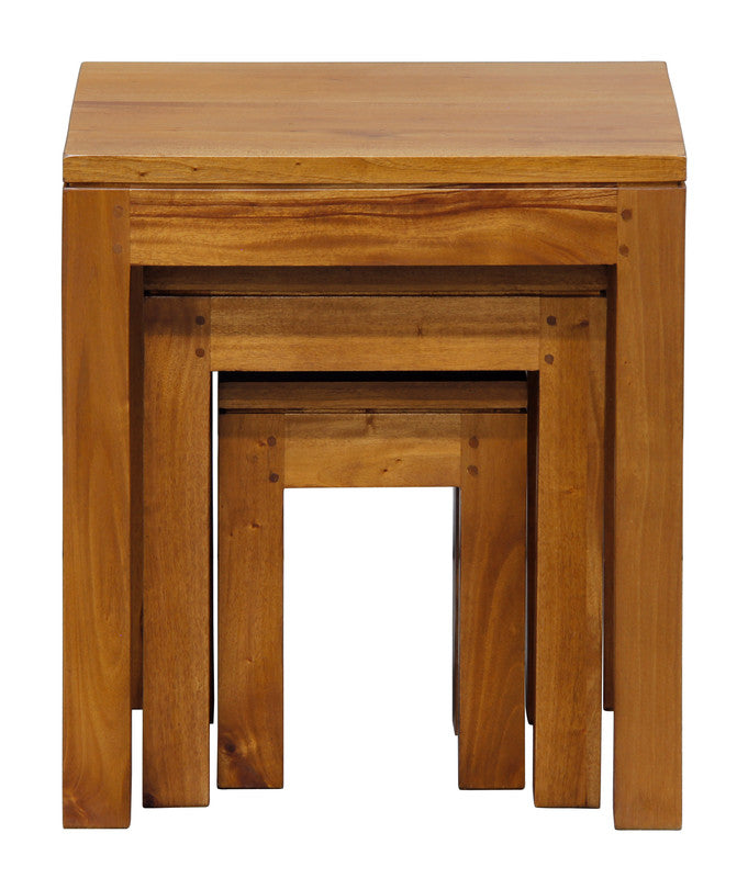 Amsterdam Nest of Table Set of 3 (Light Pecan) 3