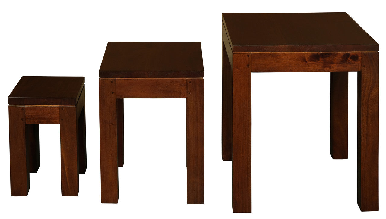 Amsterdam Nest of Table Set of 3 (Mahogany) 3