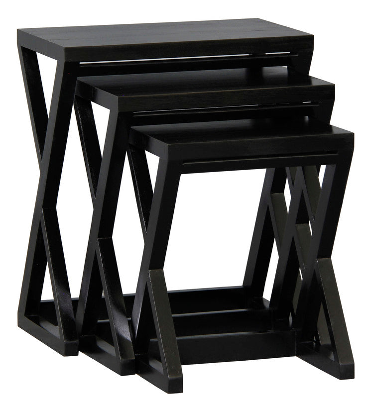 Manhattan Nest of Tables - Set of 3 (Black) 3