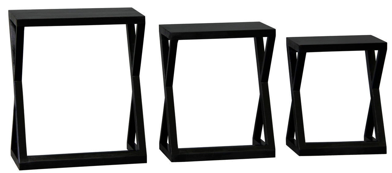 Manhattan Nest of Tables - Set of 3 (Black) 6