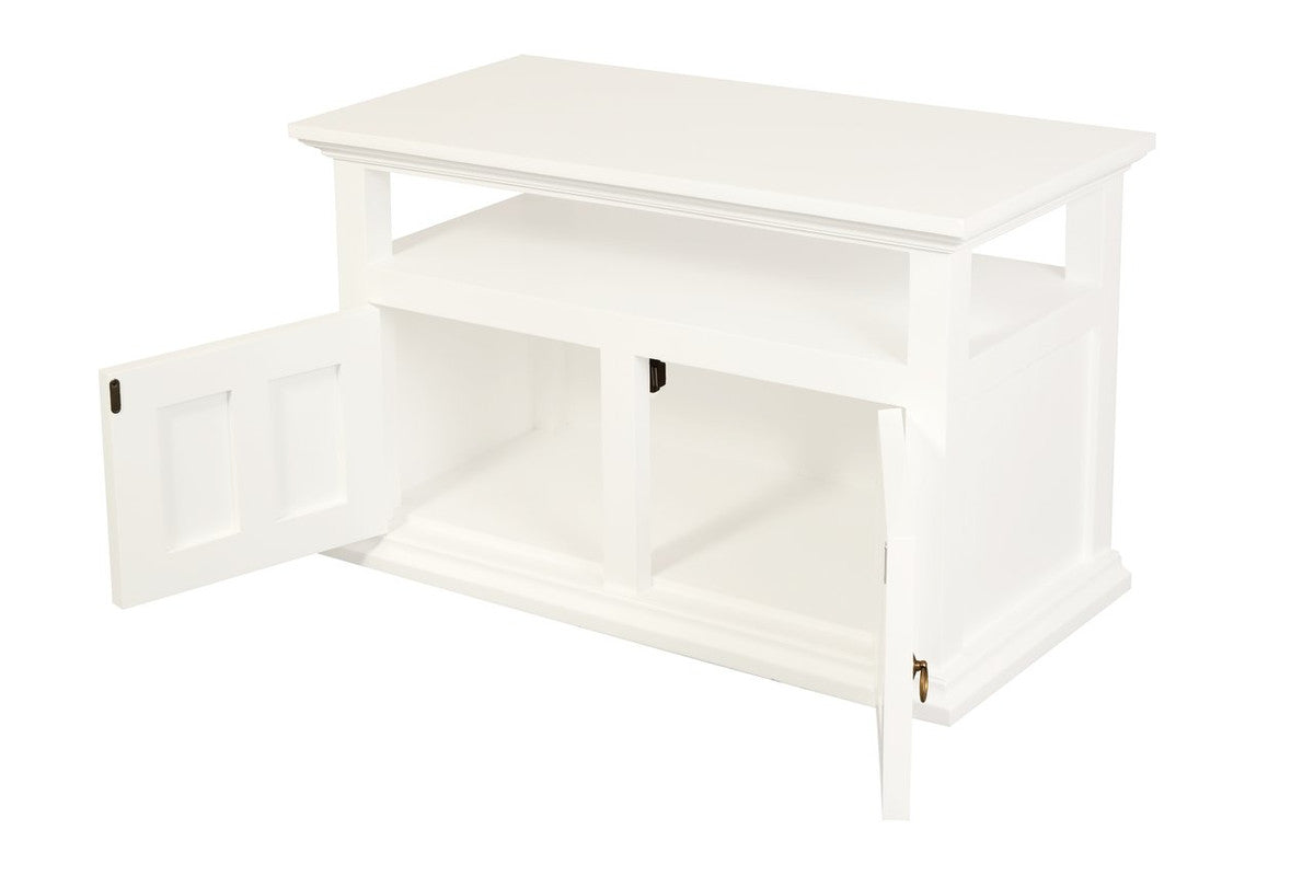 Tasmania 2 Door TV Stand (White) 3