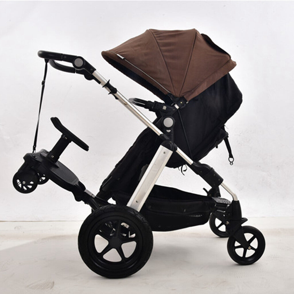 Baby Jogger Glider Board 2 in 1 Kid Stroller Board with Dismountable Seat AU black wheel 4