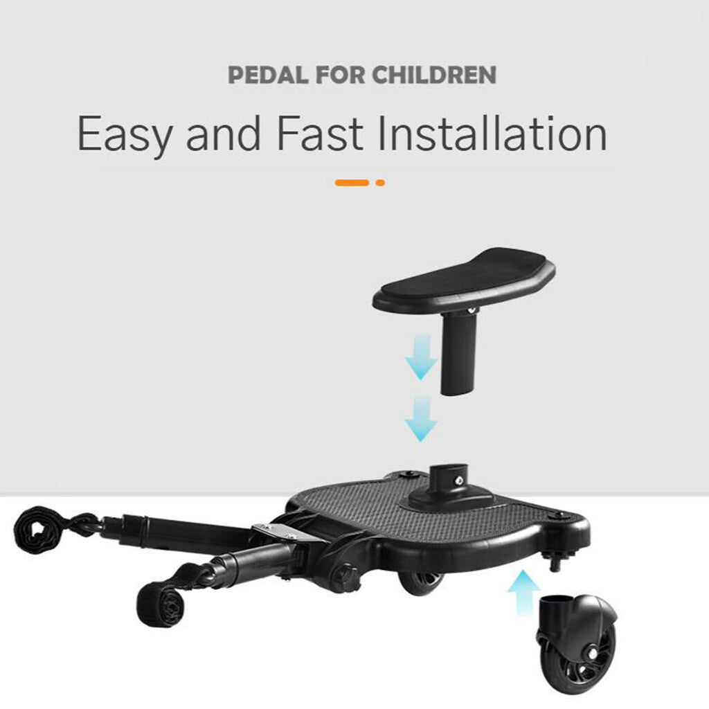 Baby Jogger Glider Board 2 in 1 Kid Stroller Board with Dismountable Seat AU blue wheel 4