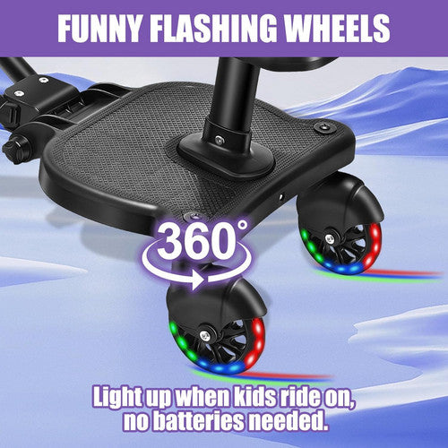 Baby Jogger Glider Board 2 in 1 Kid Stroller Board with Dismountable Seat AU Luminous wheel 4