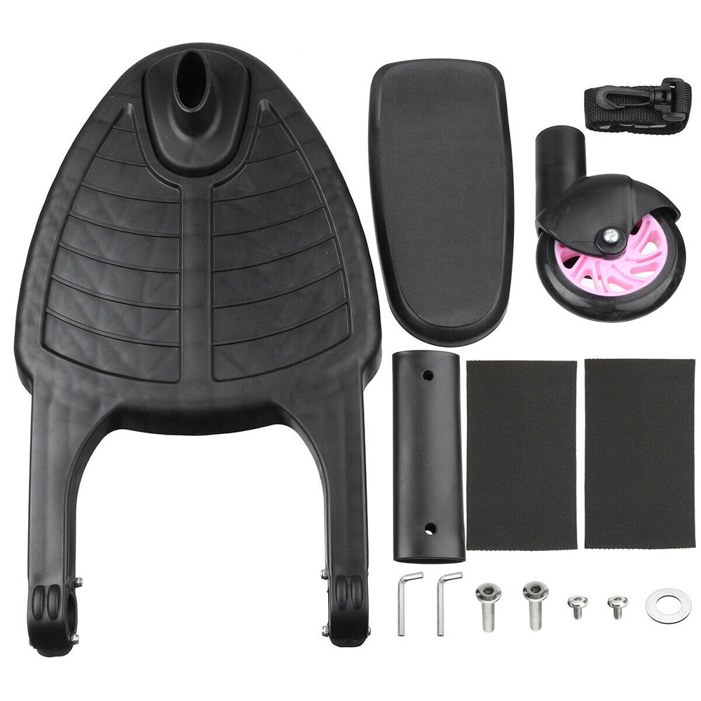 Stroller Step Board Toddler Buggys Wheel Standing Board Skateboard For Pram Kids Pink 6