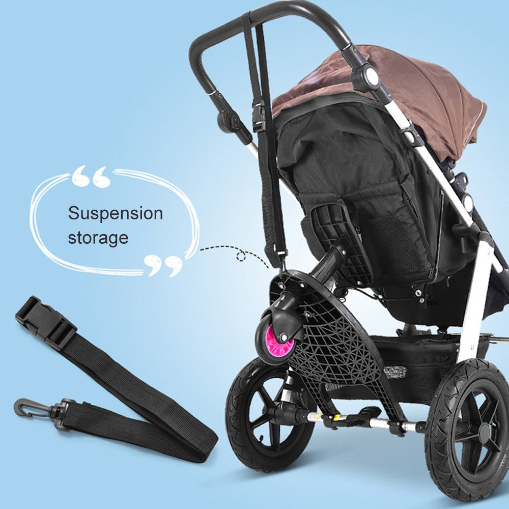 Stroller Step Board Toddler Buggys Wheel Standing Board Skateboard For Pram Kids Pink 7