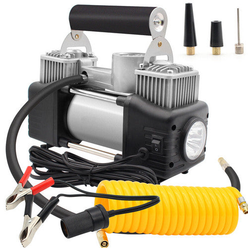 4WD Car Pump Truck 12V 150PSI Car Air Compressor Portable Tyre Deflator Inflator 7