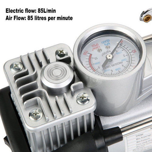 4WD Car Pump Truck 12V 150PSI Car Air Compressor Portable Tyre Deflator Inflator 11