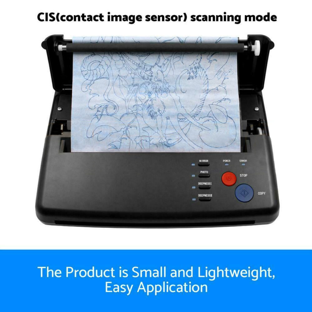 ABS Tattoo Transfer Copier Printer Machine Thermal Stencil Paper Body Art Maker 3