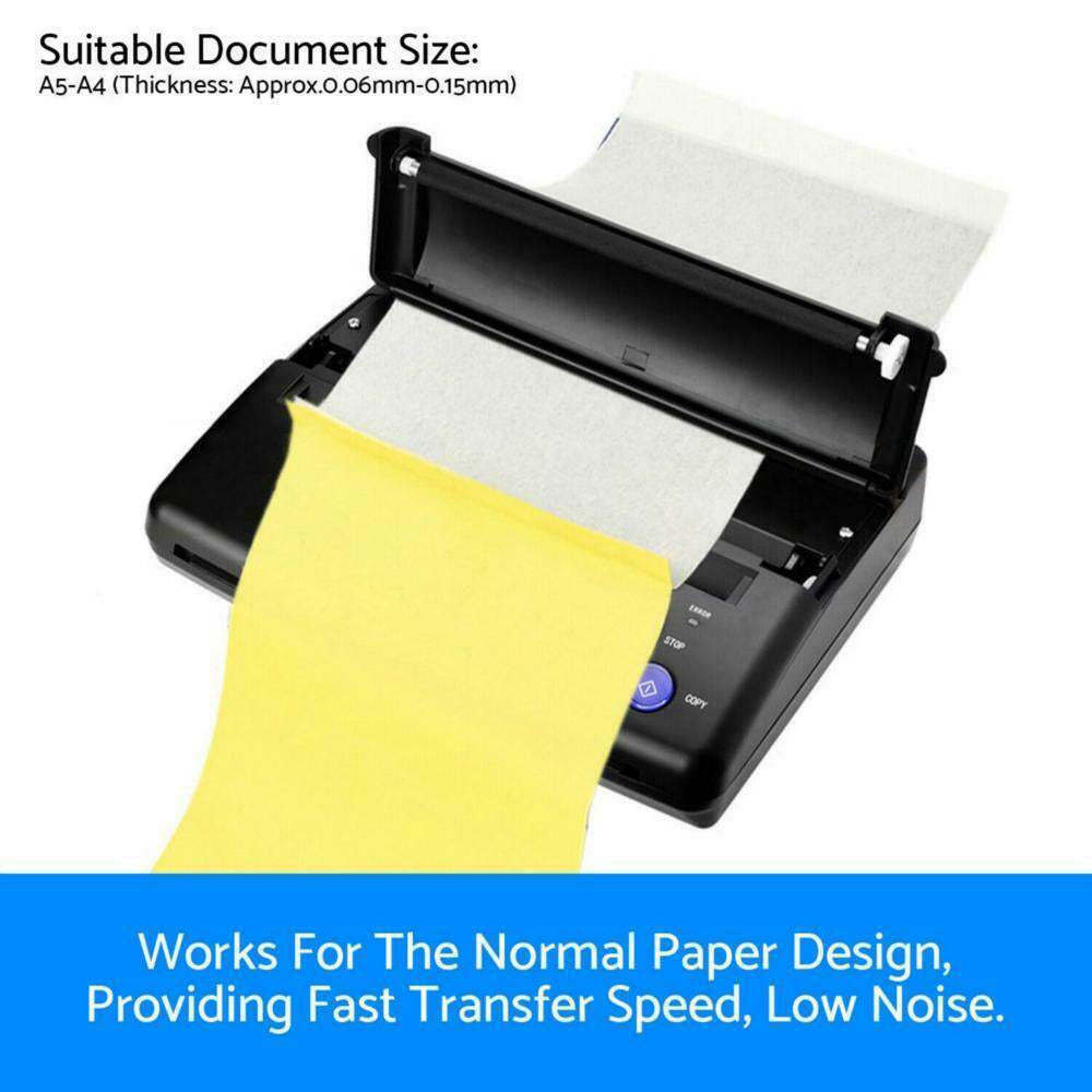 ABS Tattoo Transfer Copier Printer Machine Thermal Stencil Paper Body Art Maker 4