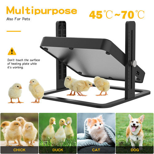Chick Brooder Heating Plate Warmer Chicken Coop Brooding Heater Poultry Durable 5