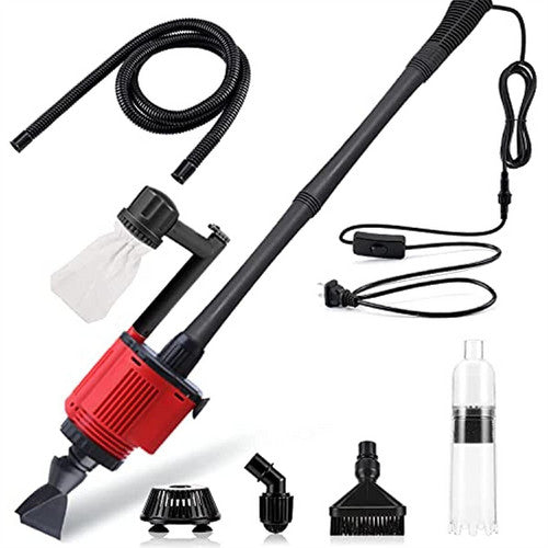 7-in-1 Aquarium Sand Washer Upgrade AU Plug / 15W 66LED RGBW Aluminum Shell Stand Light 40CM/28-Button Control 8