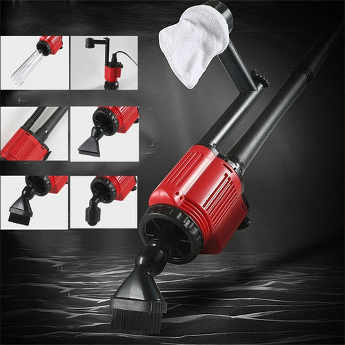 7-in-1 Aquarium Sand Washer Upgrade AU Plug / 15W 66LED RGBW Aluminum Shell Stand Light 40CM/28-Button Control 12