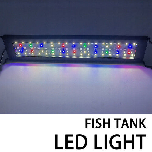 36W aquarium sand washer with plug adapter & 15W 66LED RGBW aluminum shell bracket light 40CM/28-key control 9