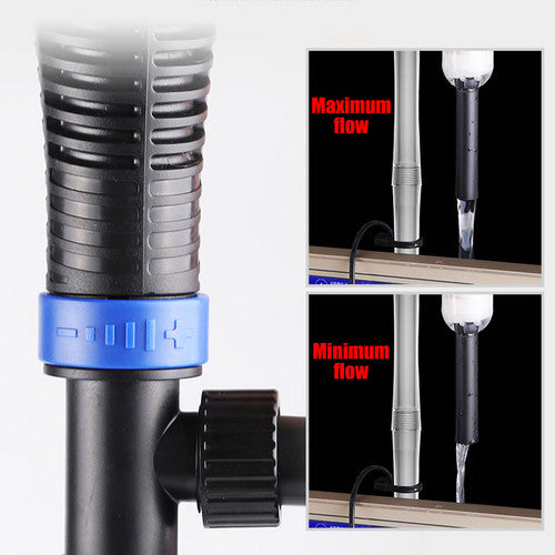 Aquarium cleaner 20W 1000L/H &15W/ 66LED RGBW aluminum shell bracket light 40CM/28-button control 5