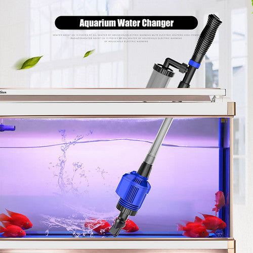 Aquarium cleaner 20W 1000L/H &15W/ 66LED RGBW aluminum shell bracket light 40CM/28-button control 7