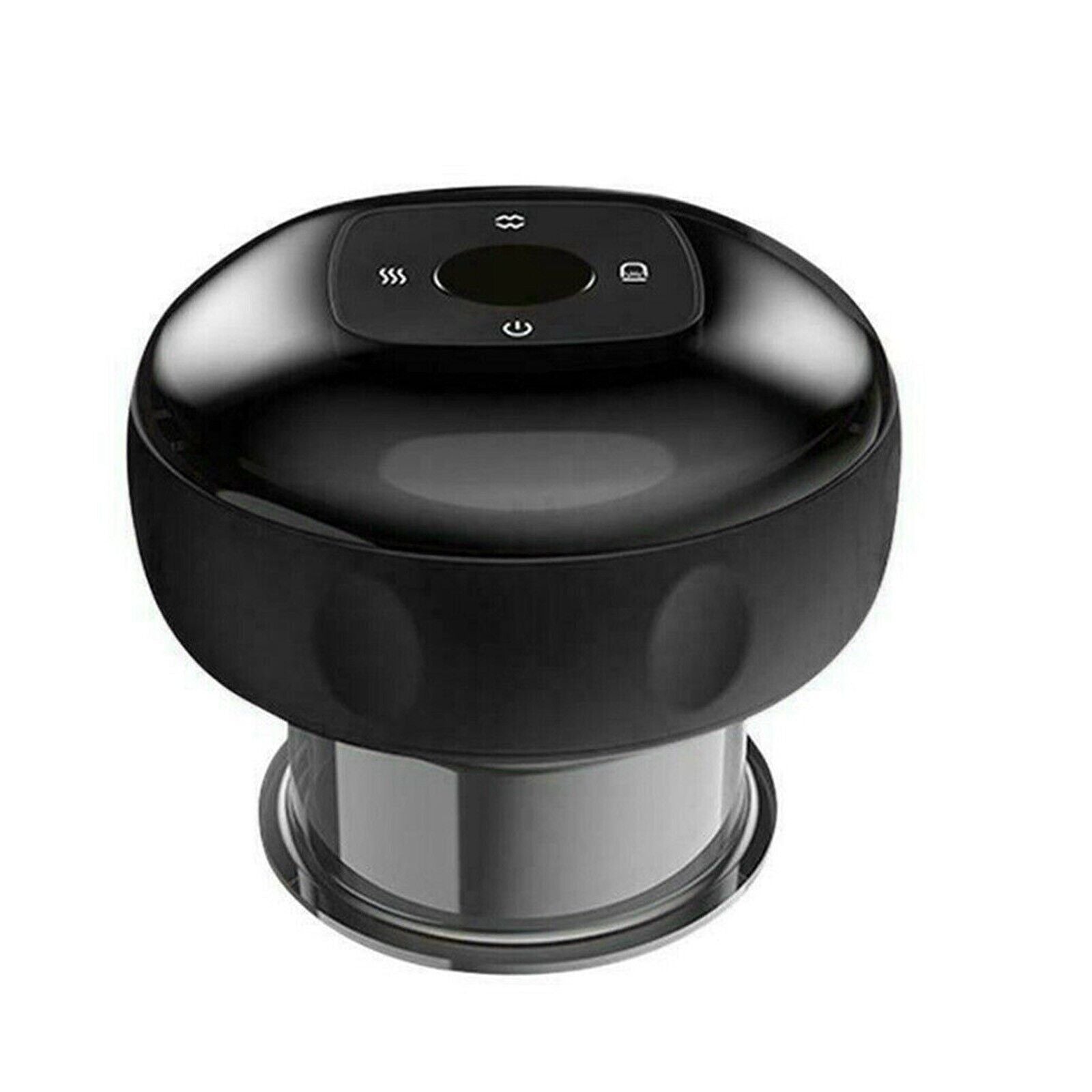 12 levels Electric Cupping Therapy Smart Scraping Massager Red Light Heating Body Slimming Black 4