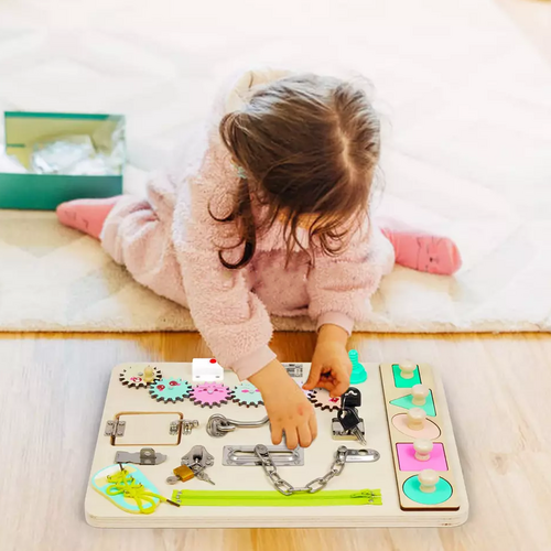 Sensory Toys Activity Board Educational Learning Toys Brain Games Preschool  AU 3