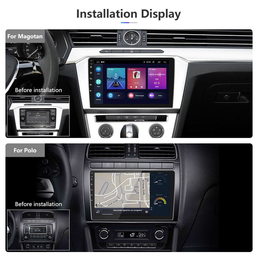 7 inch Car Radio 2 DIN GPS FM RDS WIFI w/ Rear Camera For Android IOS CarPlay AU 13