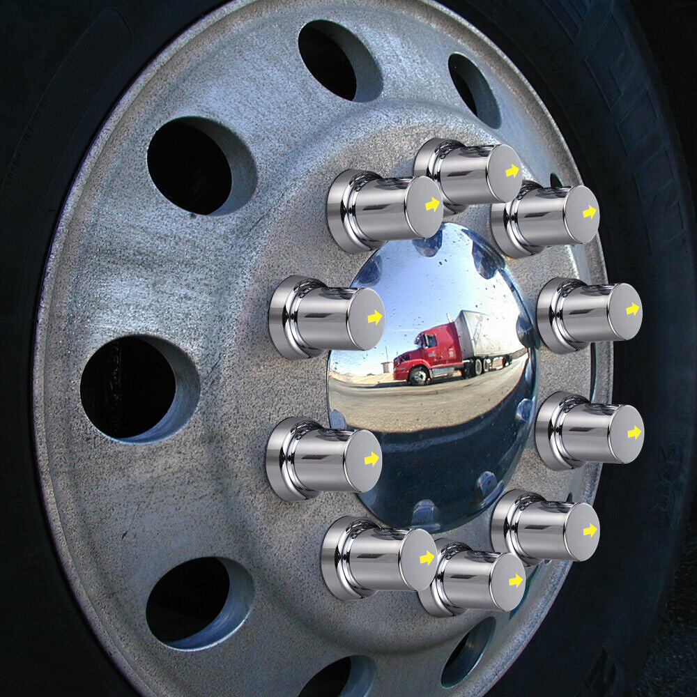 20PCS ABS Wheel Nut Covers Safety Arrow Chrome Caps For Trucks Trailers Bus AU 7
