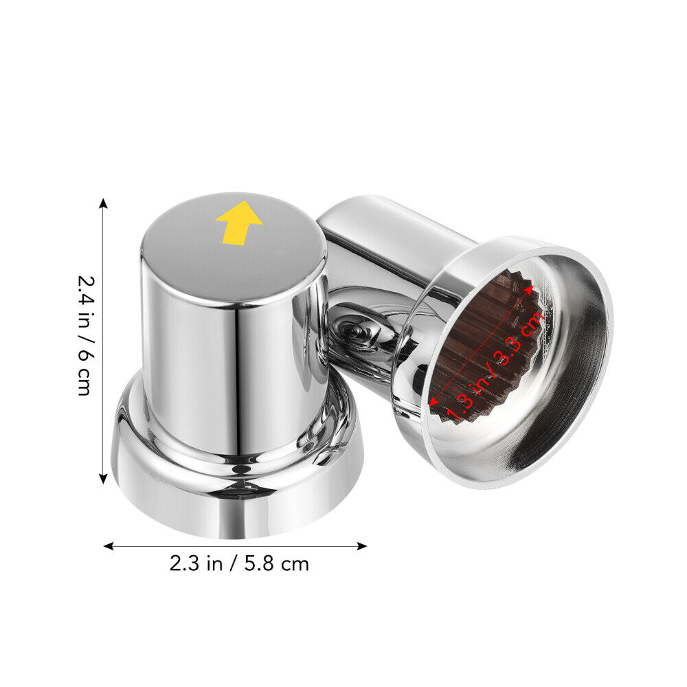 20PCS ABS Wheel Nut Covers Safety Arrow Chrome Caps For Trucks Trailers Bus AU 8
