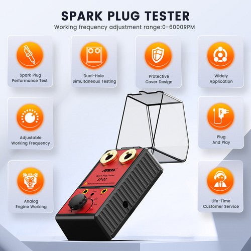 Ancel 12V Car Spark Plug Tester Auto Ignition System Tester Diagnostic Test Tool 3