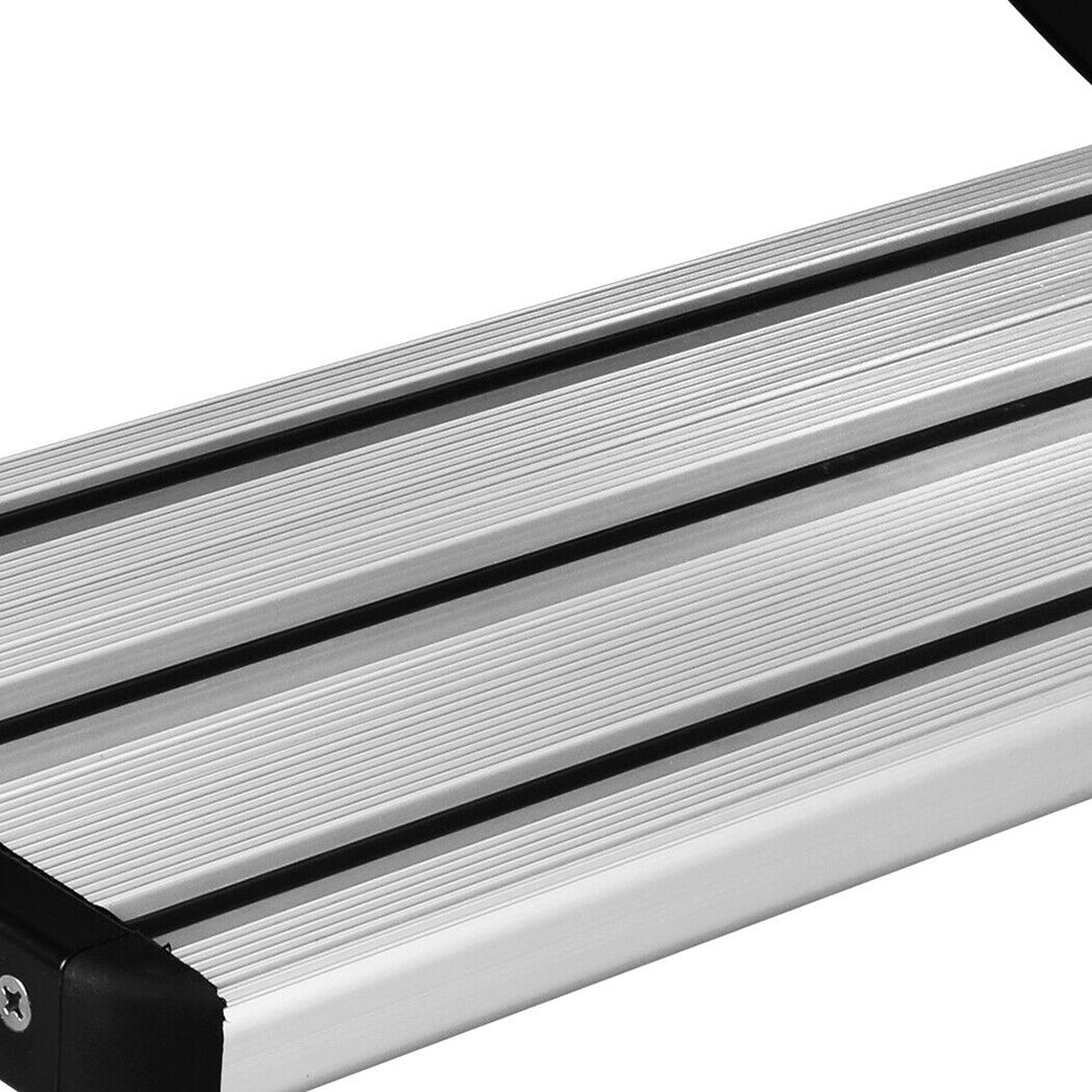 Aluminium Double Caravan Step Pull Out Folding Steps For Road RV Camper Trailer 11