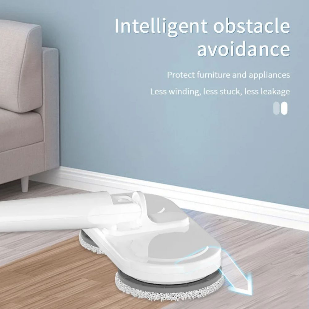 Cordless Electric spin 6Mops Cleaner 5In1 Floor Polisher Sweeper Washer Scrubber 3