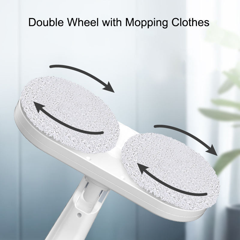 Cordless Electric spin 6Mops Cleaner 5In1 Floor Polisher Sweeper Washer Scrubber 4