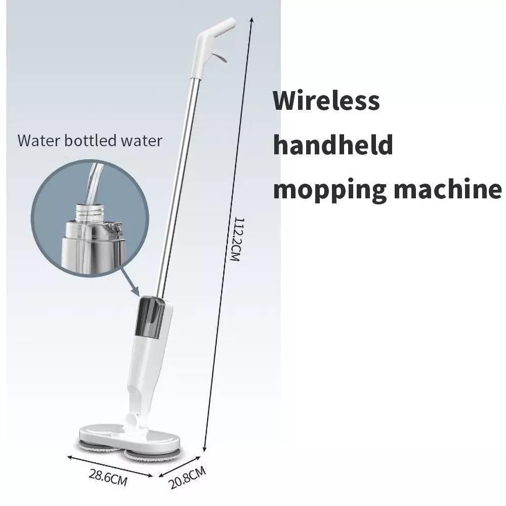 Cordless Electric spin 6Mops Cleaner 5In1 Floor Polisher Sweeper Washer Scrubber 6
