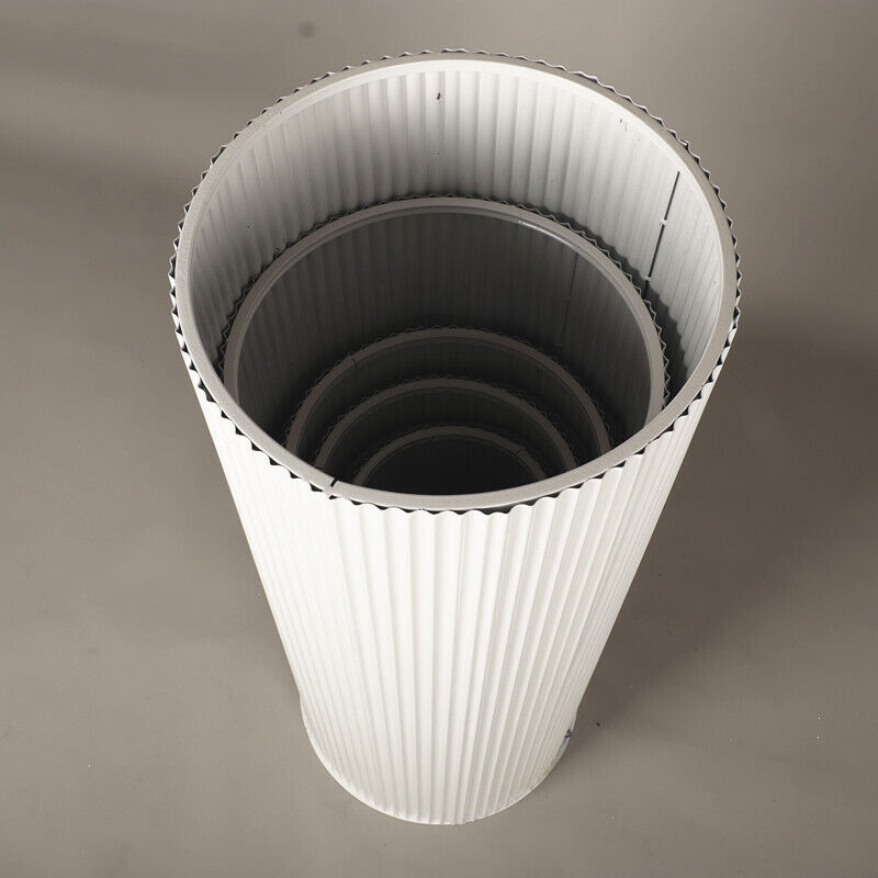 5x Metal Wedding Plinths Cylinder Pedestal Stand Ripple Cake Dessert Display 7