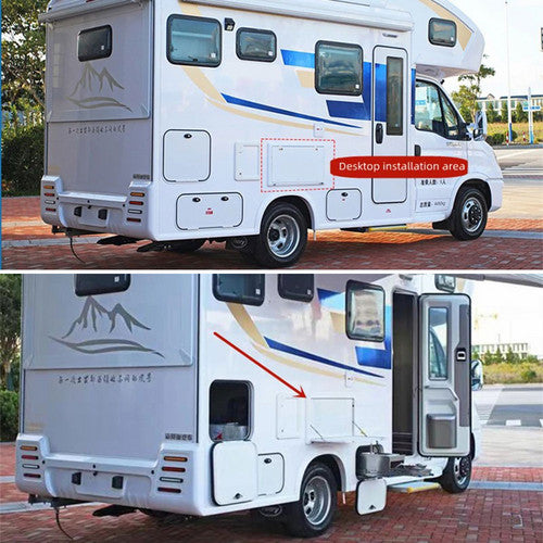 Caravan Table Folding Picnic Camping Motorhome Outdoor Tables Locked 800x450mm 7