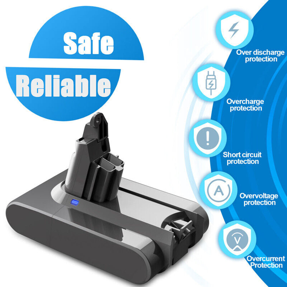 9900MAH For Dyson V6 Battery SV03 SV04 SV09 DC58 DC59 DC61 DC62 DC74 v6 Animal 6
