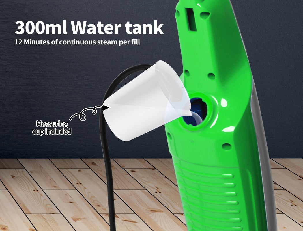 Steam Mop Handheld Carpet Cleaner High Pressure Steamer Floor Cleaning 1300W 3