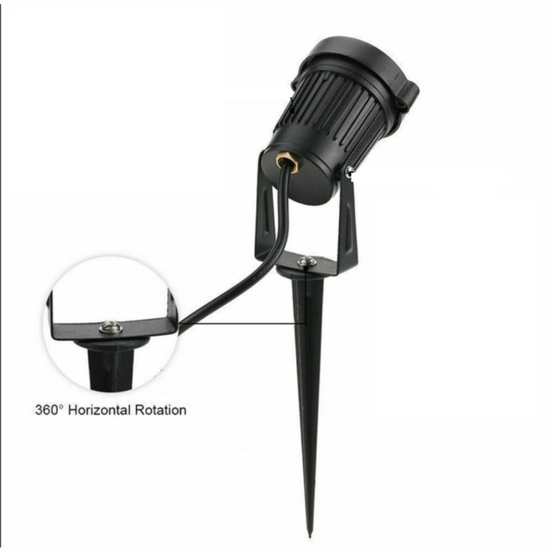 10PCS LED Spotlights Landscape Warm light Lamp Waterproof Outdoor Garden Yard 12V 8