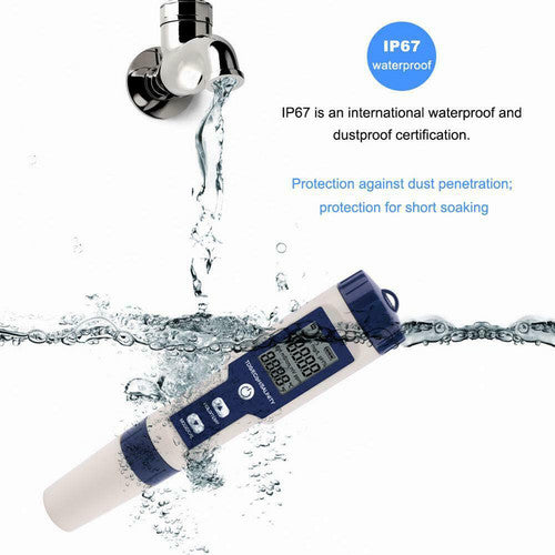 7 in 1 PH Meter Water Quality Monitor Tester Pen and one Bestway Surface Skimmer 7