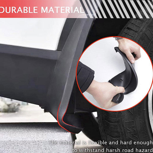 Tesla Y wheel cap 4 gray and model Y front and rear PP TPE fender 4 11
