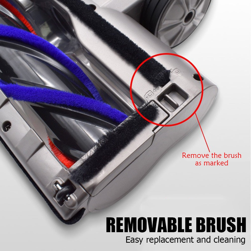 Turbo Brush Roller Head Electric Floor Carpet Head LED For Dyson V7 V8 V10 V11 V15 4