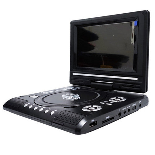 7Inch Portable Dvd Player CD Card Hd 16:9 Lcd Large 270-Degree Rotation Screen 7