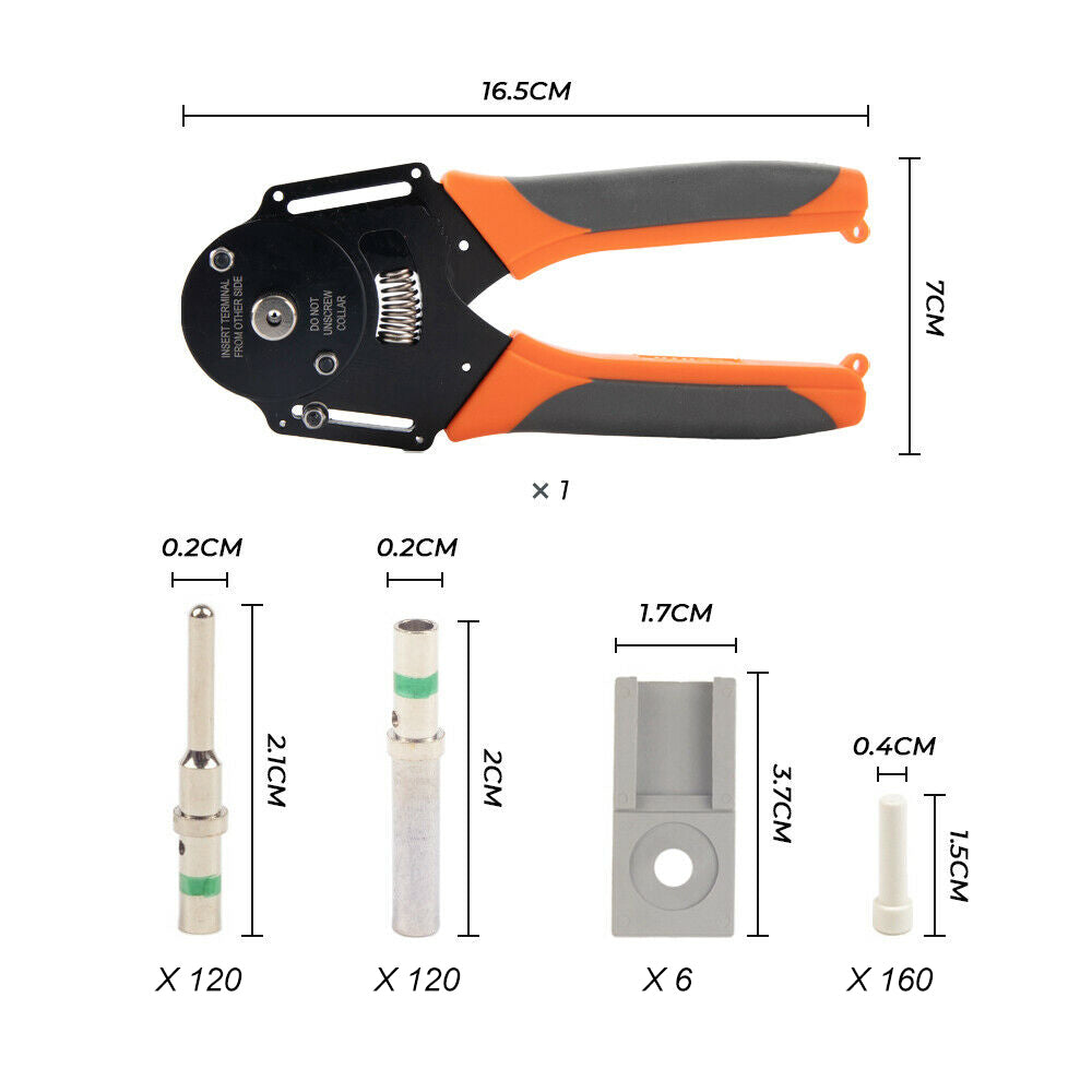 1000PCS Deutsch DT Connector Plug Kit With Genuine Deutsch Crimp Tool Auto Marine 8