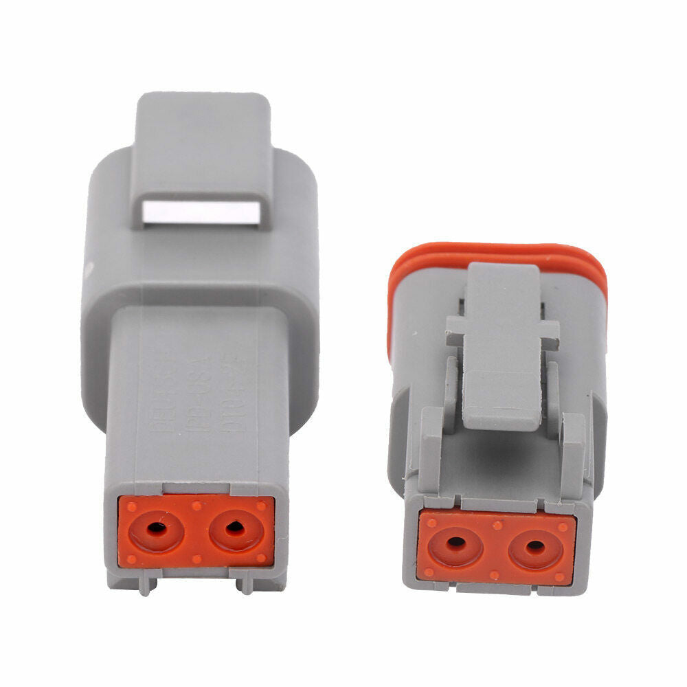 117PCS Deutsch Kit DT 2 Way Series Connector Plug Waterproof Auto Marine DT 2Pin 6