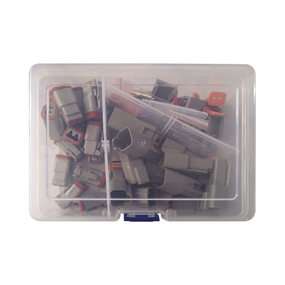 117PCS Deutsch Kit DT 2 Way Series Connector Plug Waterproof Auto Marine DT 2Pin 8