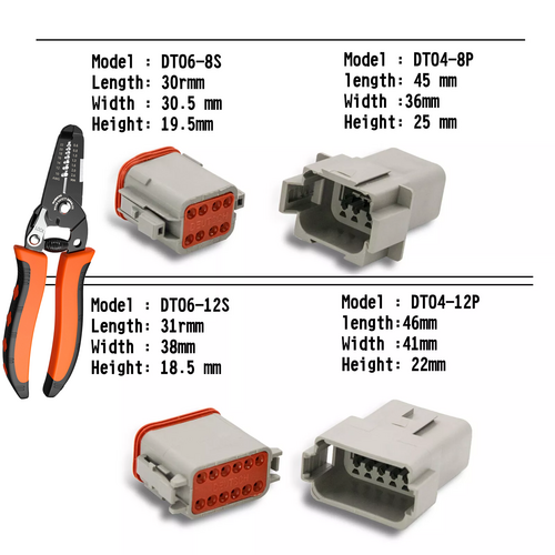 1700PCS Deutsch DT Connector DEUTSCH DT CONNECTOR PLUG KIT AU STOCK Connector 3