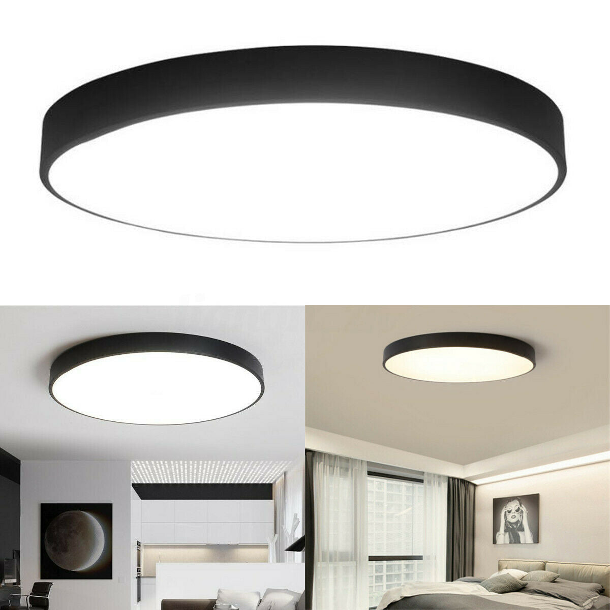 40CM LED Ceiling Light Modern Surface Mount Flush Panel Downlight Ultra-thin 6