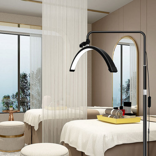 Beauty Half Moon Floor Fill Lamp LED Lash Light for Tattoo Salon Eyelash Makeup 5